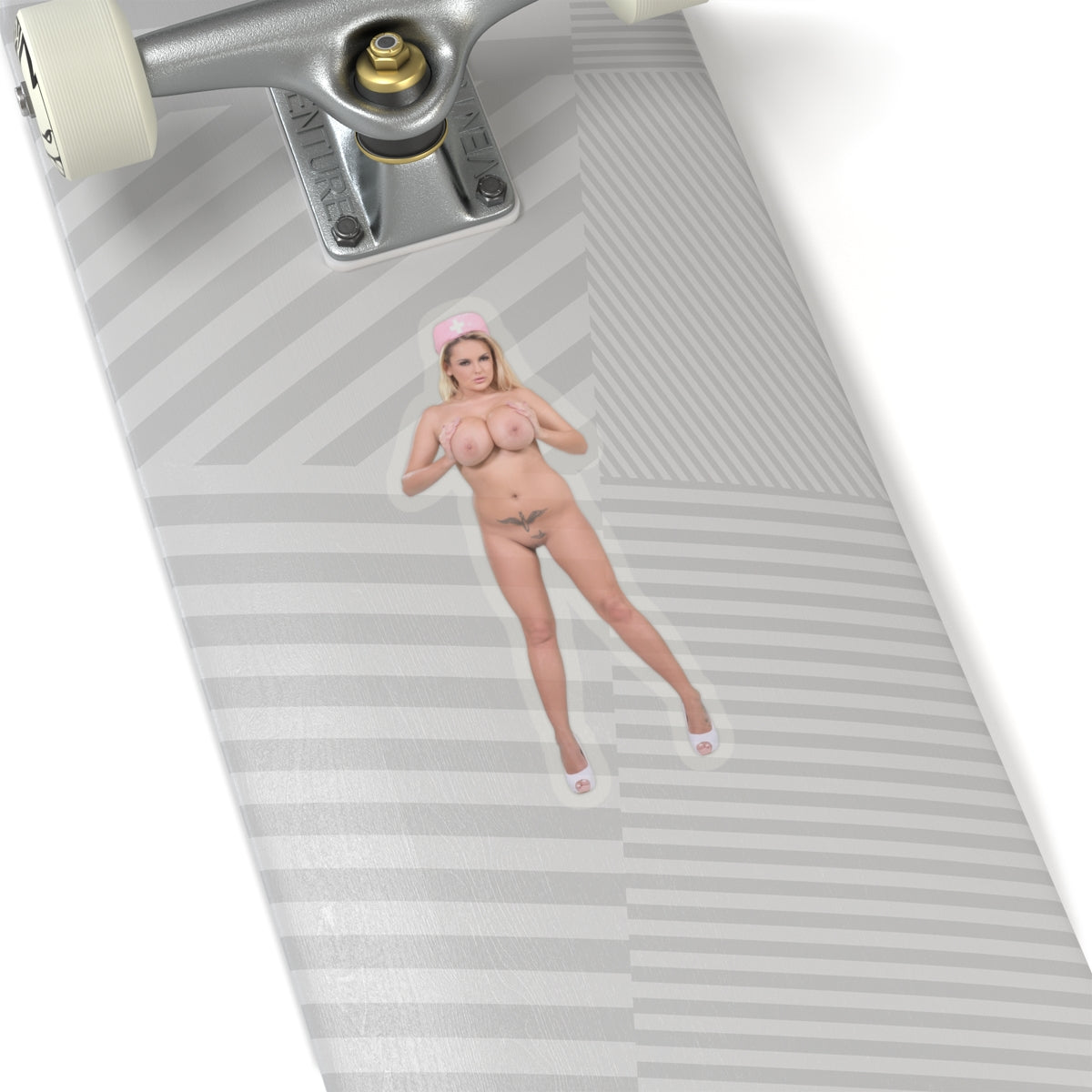Katie Big Boobs Pinup Naked Girl Sticker