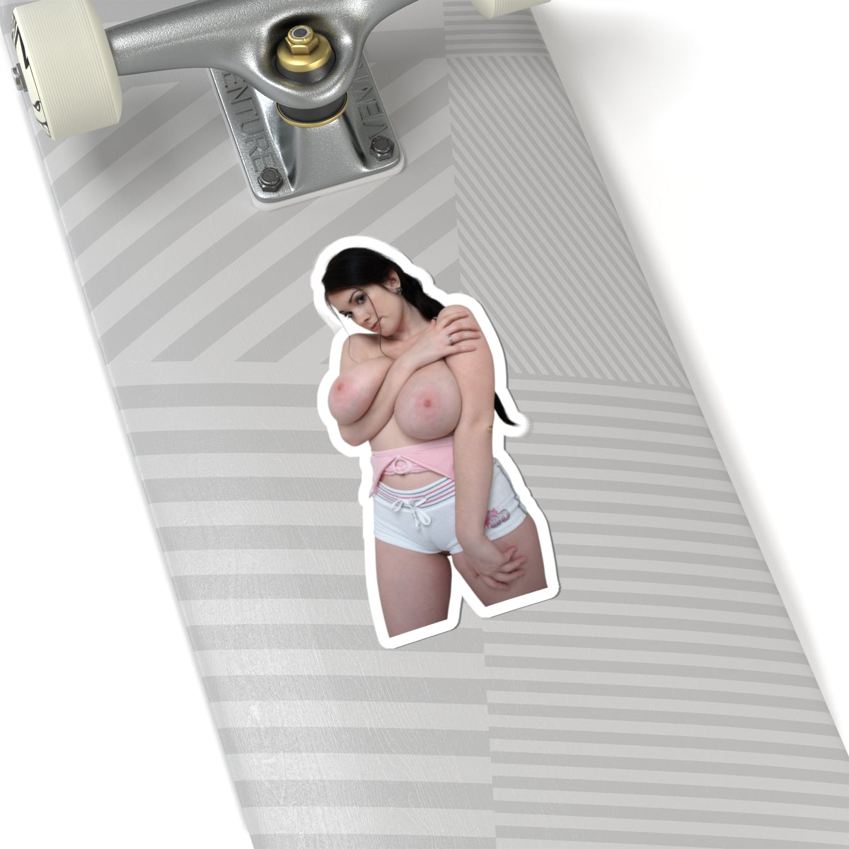 Hot Curvy Girl Model Sticker Sexy Fashion Decal
