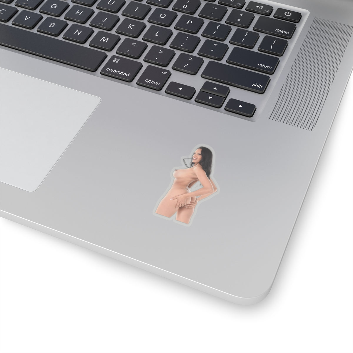 Sexy Nude Pinup Girl Sticker – Vintage Model Decal, Adult Collectible, Gift for Him, Waterproof Vinyl