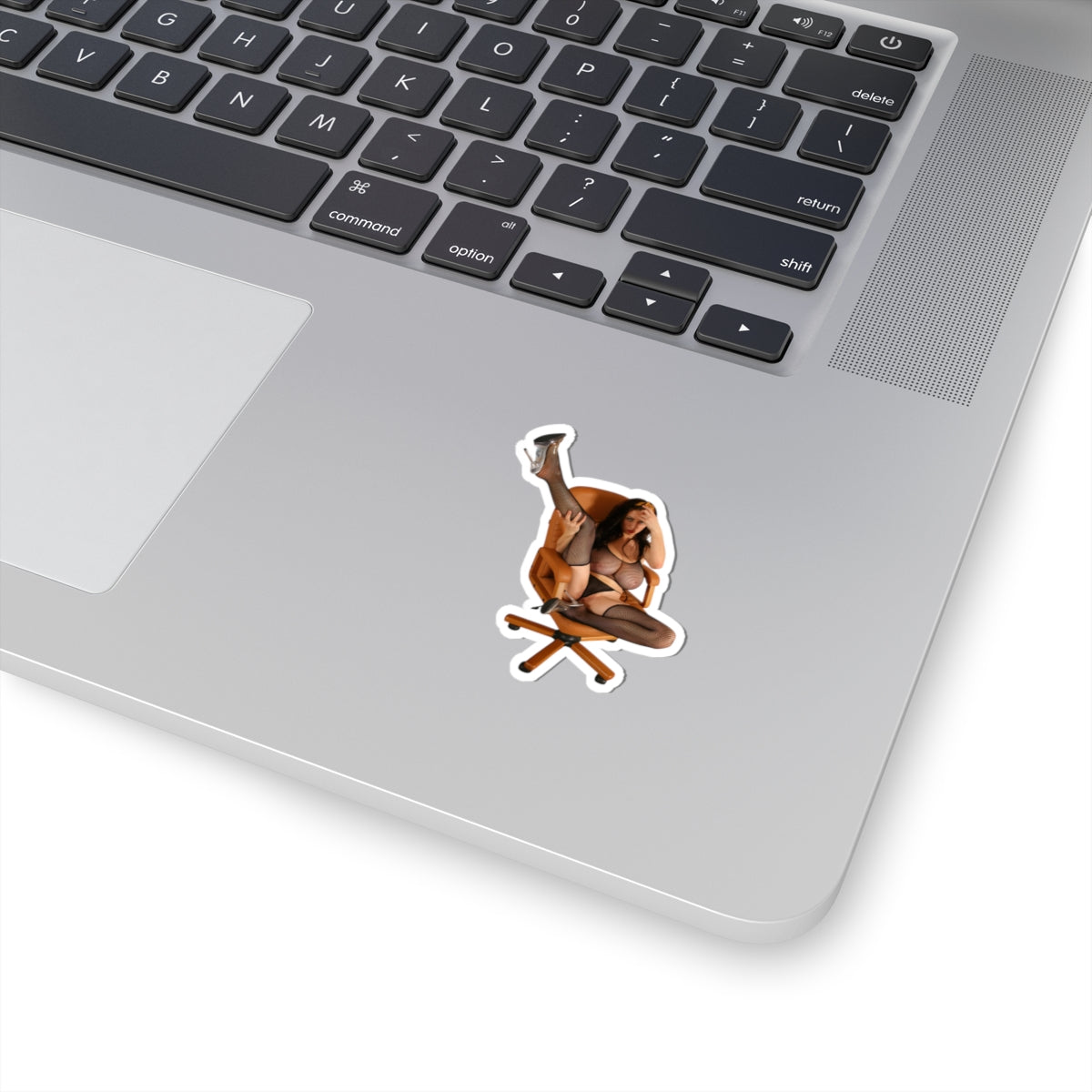 Attractive Naked Woman with Curvy Figure Big Boobs Sticker