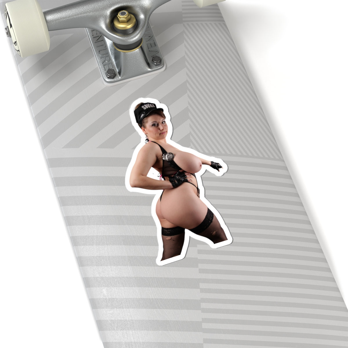 SWAT Stickers Sexy Big Boobs Model