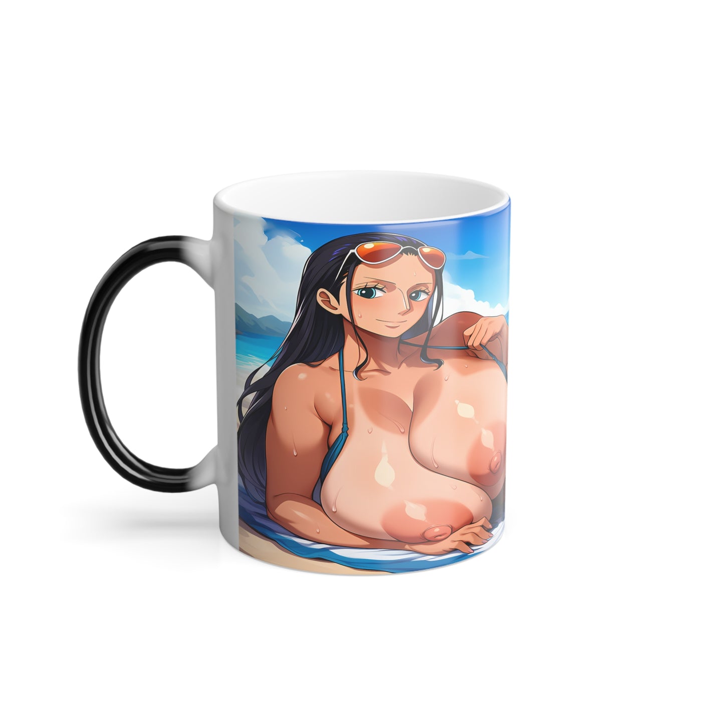 Hentai Anime Girl Color Morphing Mug 11oz Uncensored Mugs