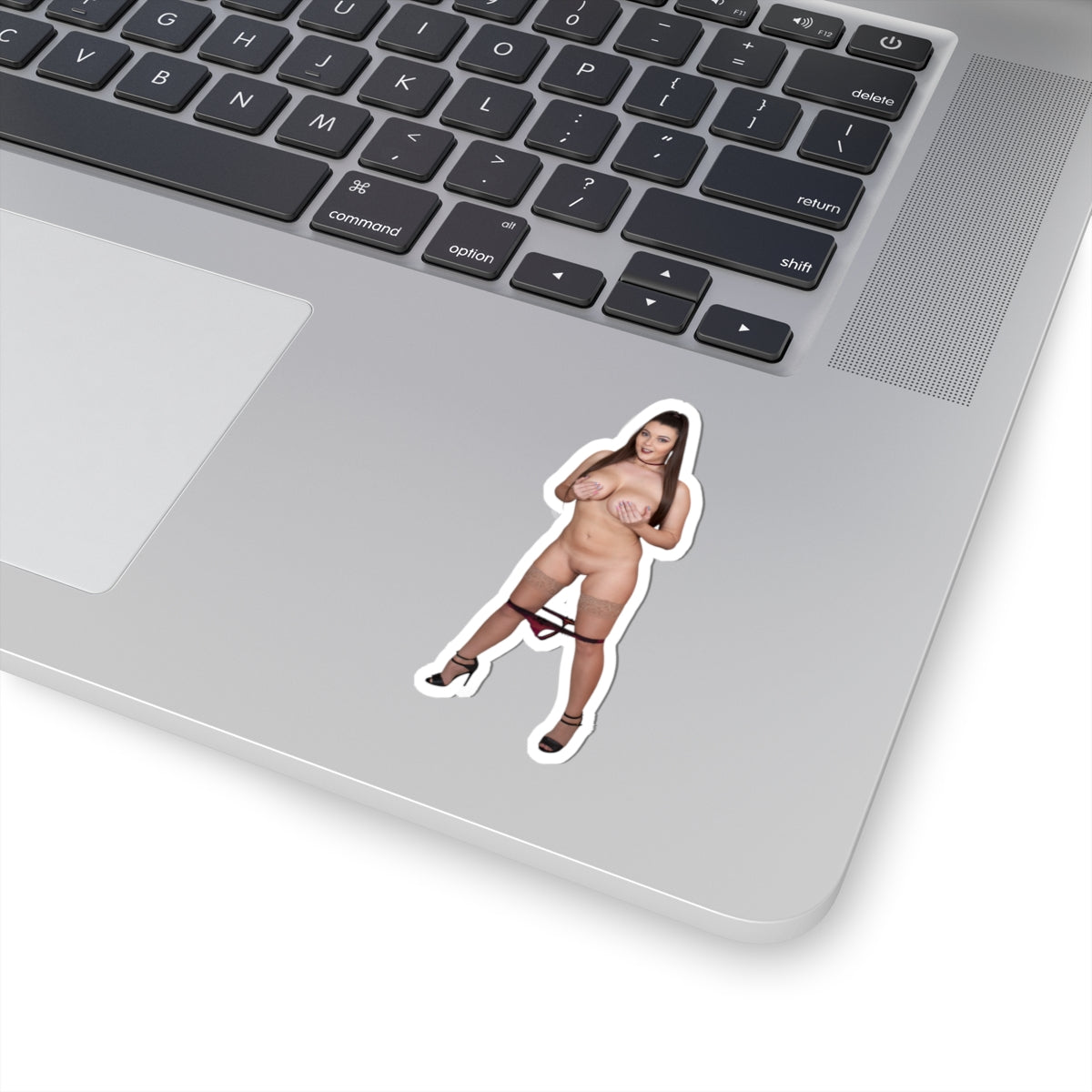 Naked Busty Girl Sticker – Sexy Female Design