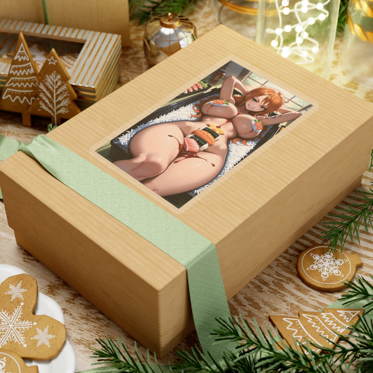 Anime Food Sticker Ecchi Sexy Female Stickers