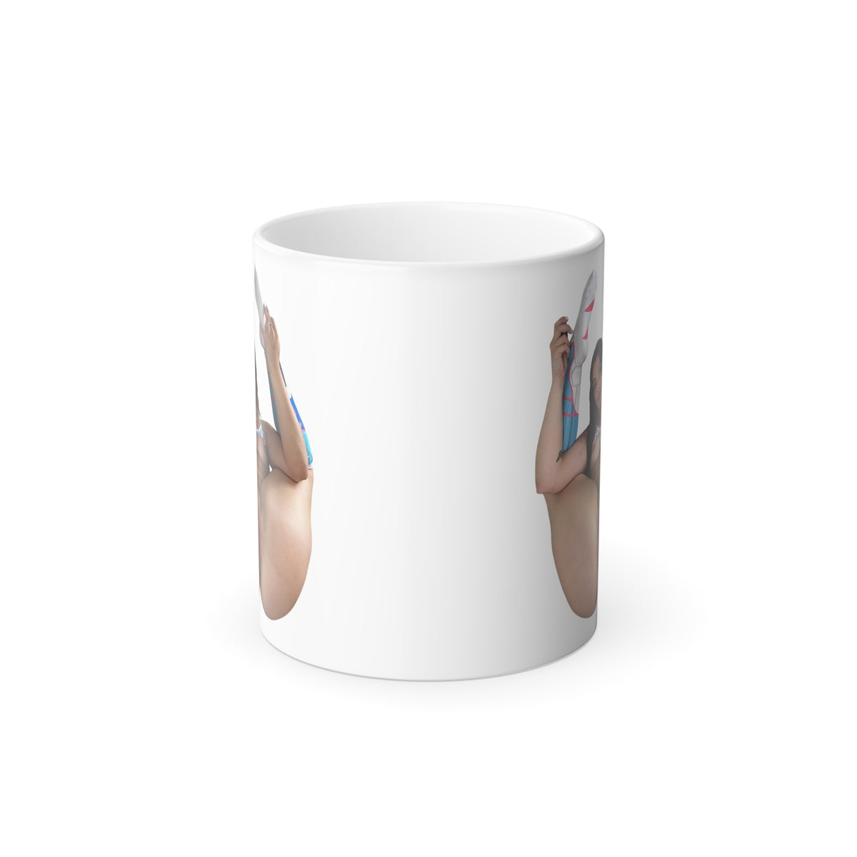 Sexy Naked Woman Mug 11oz Color Morphing Coffee Cup Adult Pinup Artwork