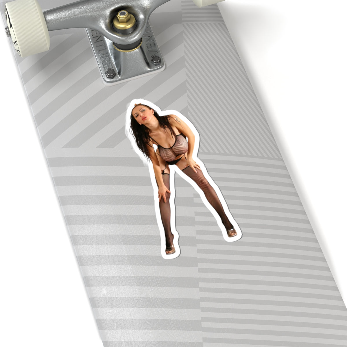 Mature Sexy Woman Sticker Big Boobs Pinup Style Adult Decal