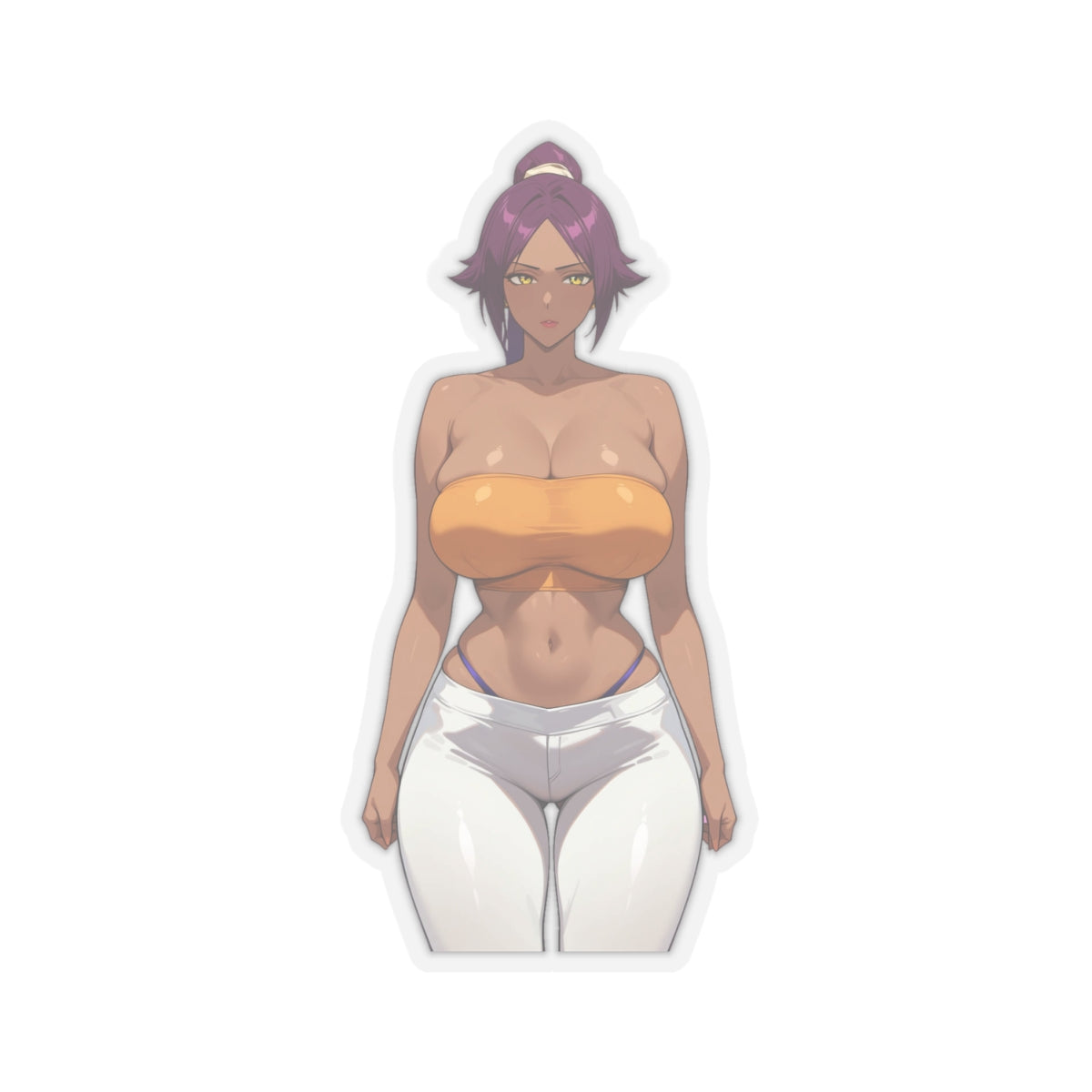 Popular Anime Character Stickers – Vinyl Decals for Adults and Kids – 4 Sizes – White or Transparent E1364