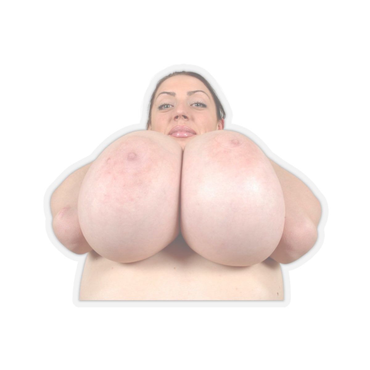 Huge Tits Girl Sticker Big Boobs Women Stickers