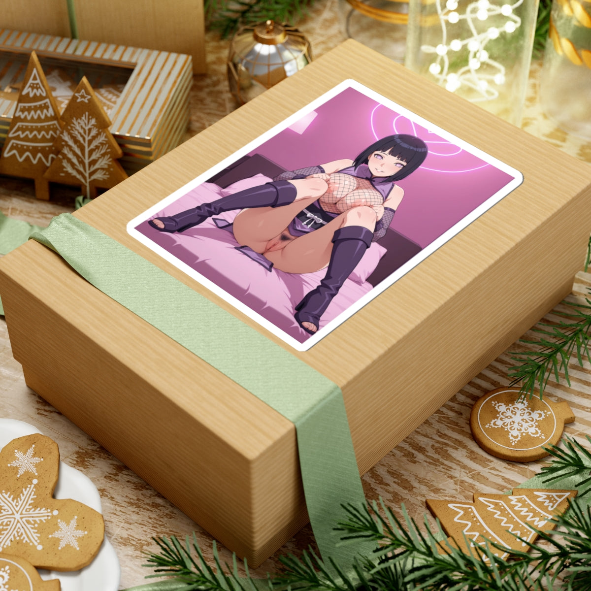 Hinata Naked Sticker Anime Girl Hentai Stickers