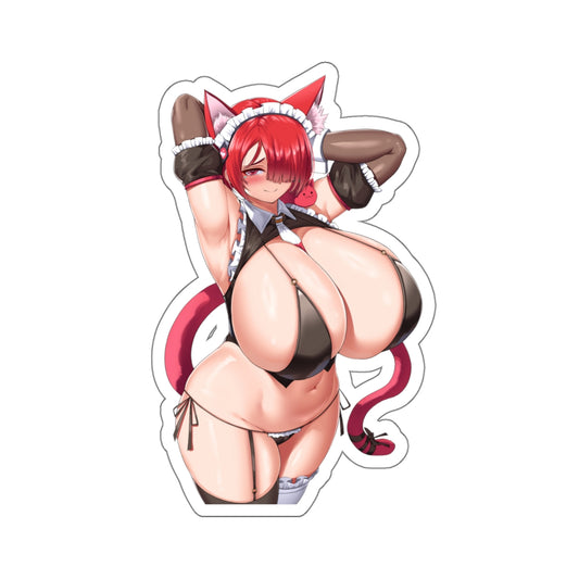 Cute Cat Furry Sticker Ecchi Anime Stickers Anime Girl Furry Lewd Manga Ecchi Stickers For Water Bottles Laptops Phones E726