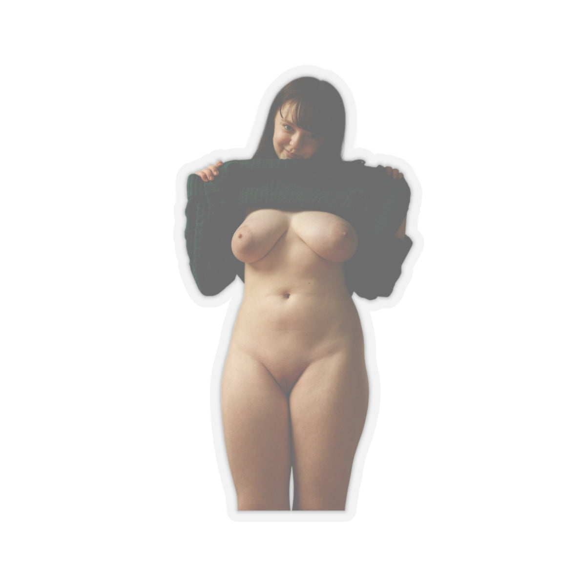 Cute Sexy Girl Naked Sticker Funny Stickers