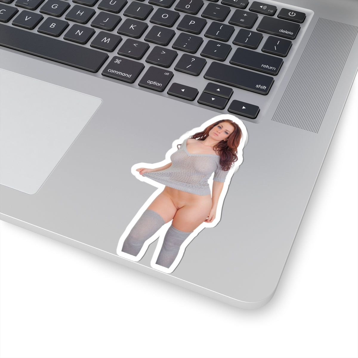 Sexy Girl Sticker Nude Red Hair Big Boobs Stickers