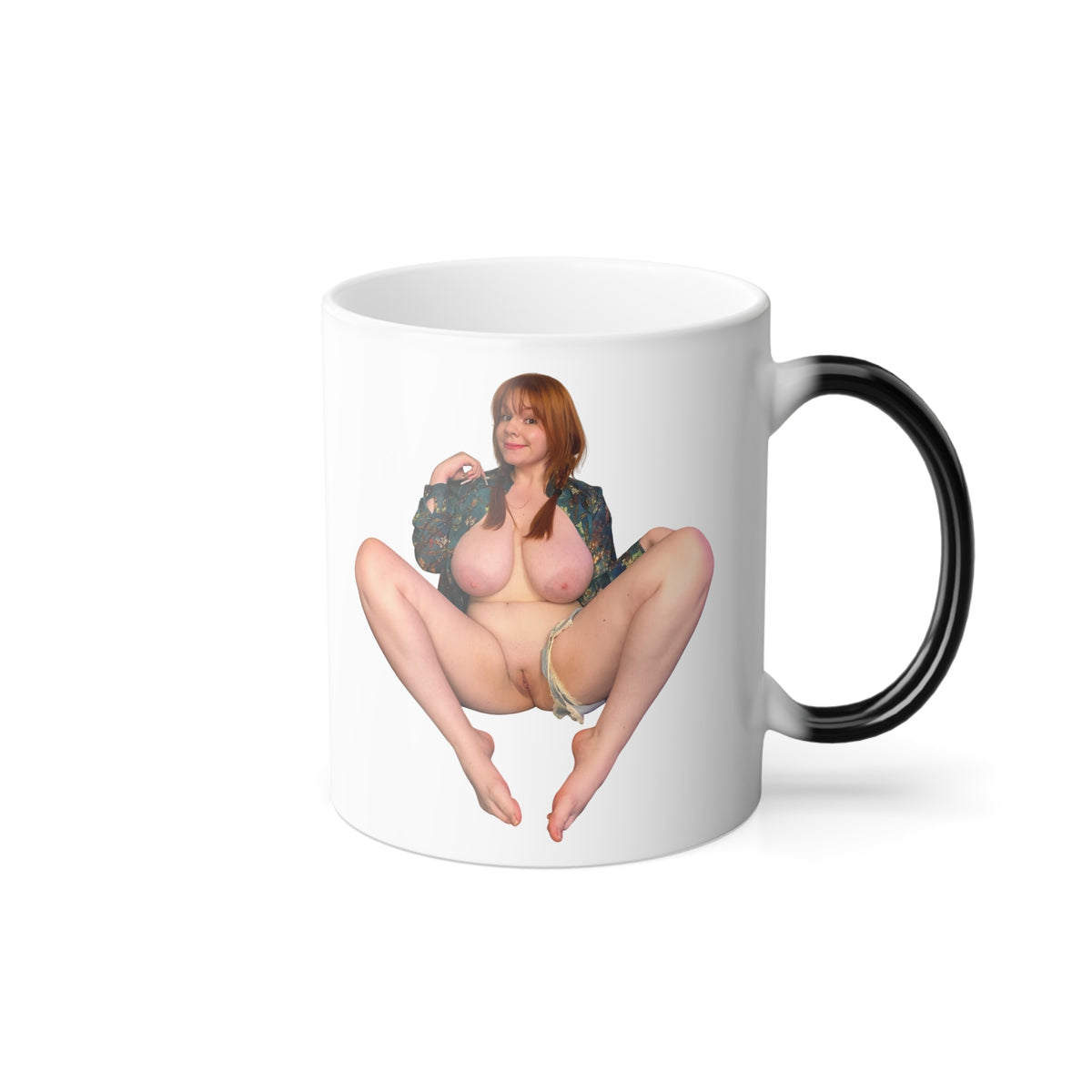 Naked Girl Coffee Mug 11oz Color Changing Cup Sexy Nude Woman Uncensored Mugs