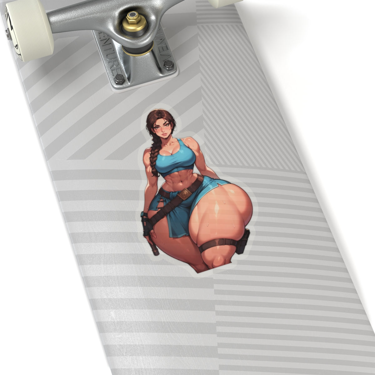 Popular Video Game Girl Sticker Explorer Adventurer Sexy Women Stickers Female Character E977