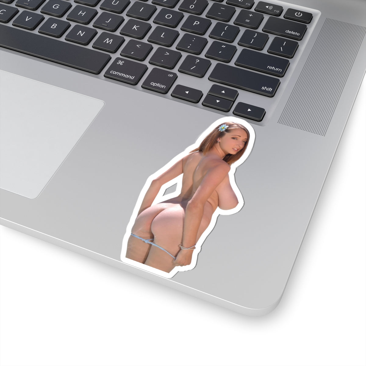 Big Tits Sexy Pinup Model Sticker