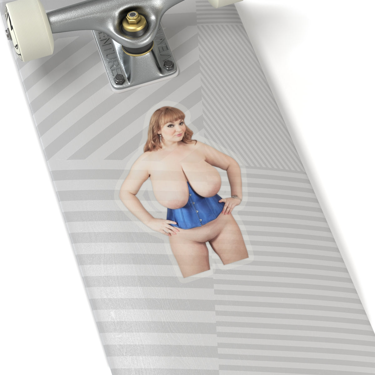 Big Boobs Thicc Curvy Naked Girl Stickers