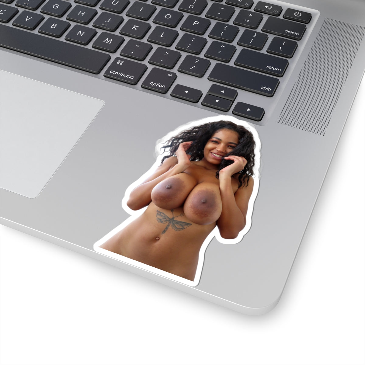 Black Girl Naked Big Tits Sticker