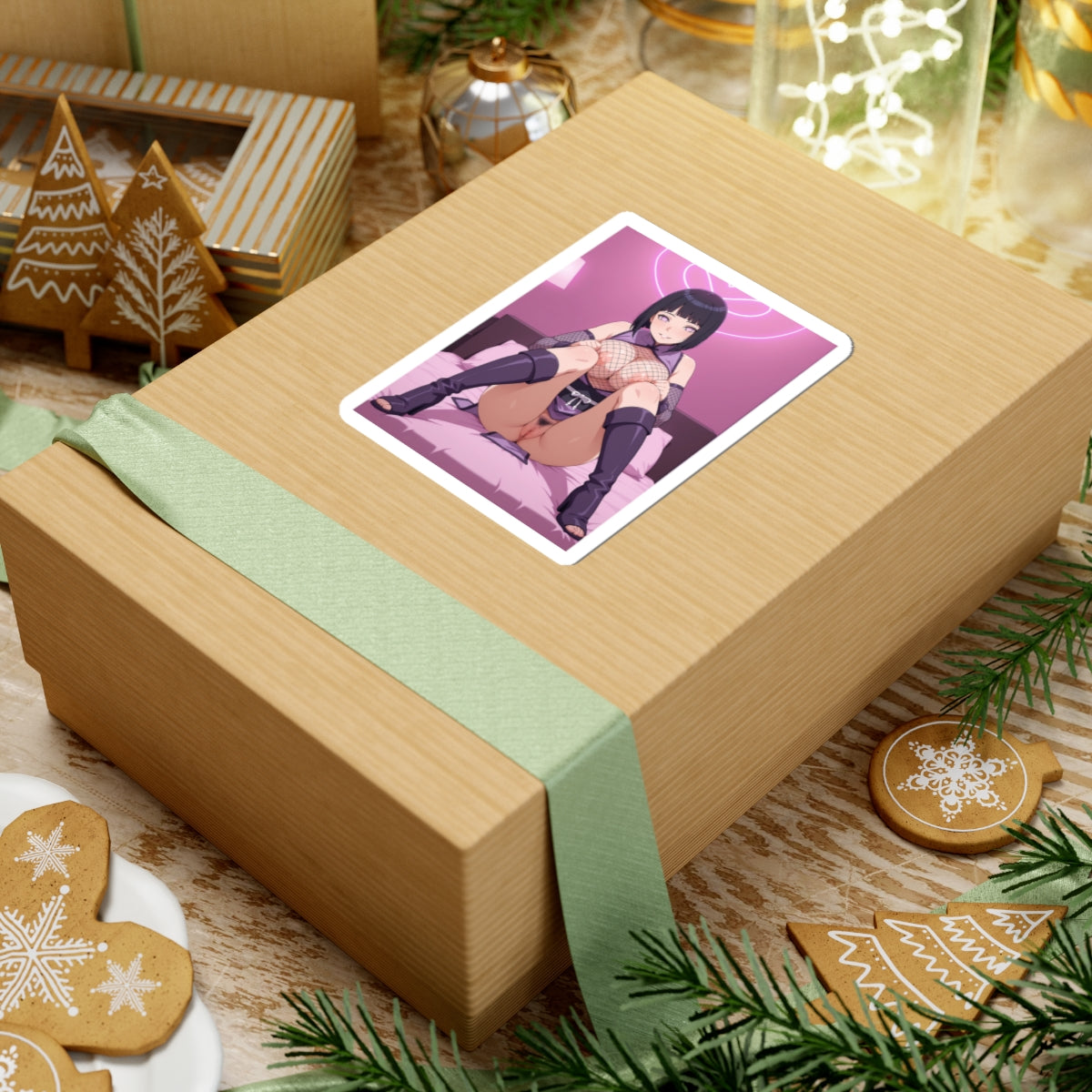 Hinata Naked Sticker Anime Girl Hentai Stickers