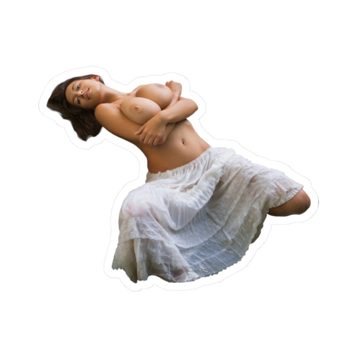Busty Girl Sticker Big Tits Women