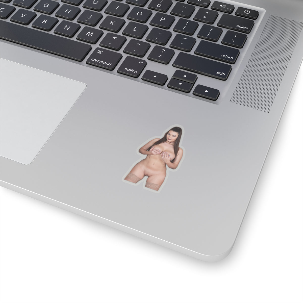 Sexy Nude Woman Sticker – Curvy Busty Girl