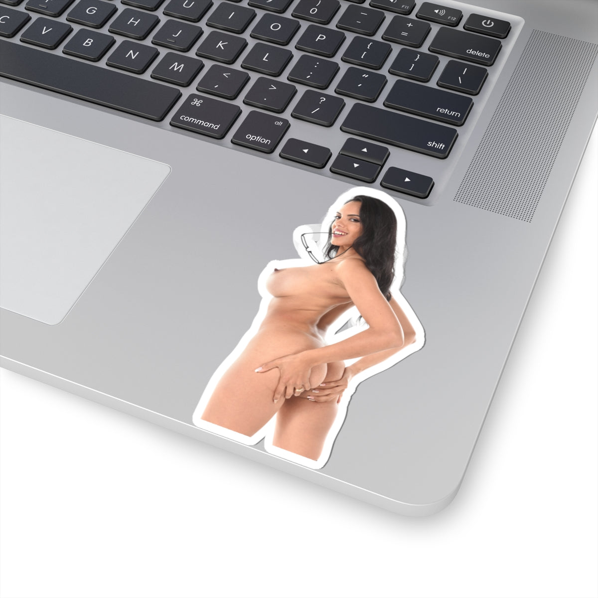 Sexy Nude Pinup Girl Sticker – Vintage Model Decal, Adult Collectible, Gift for Him, Waterproof Vinyl