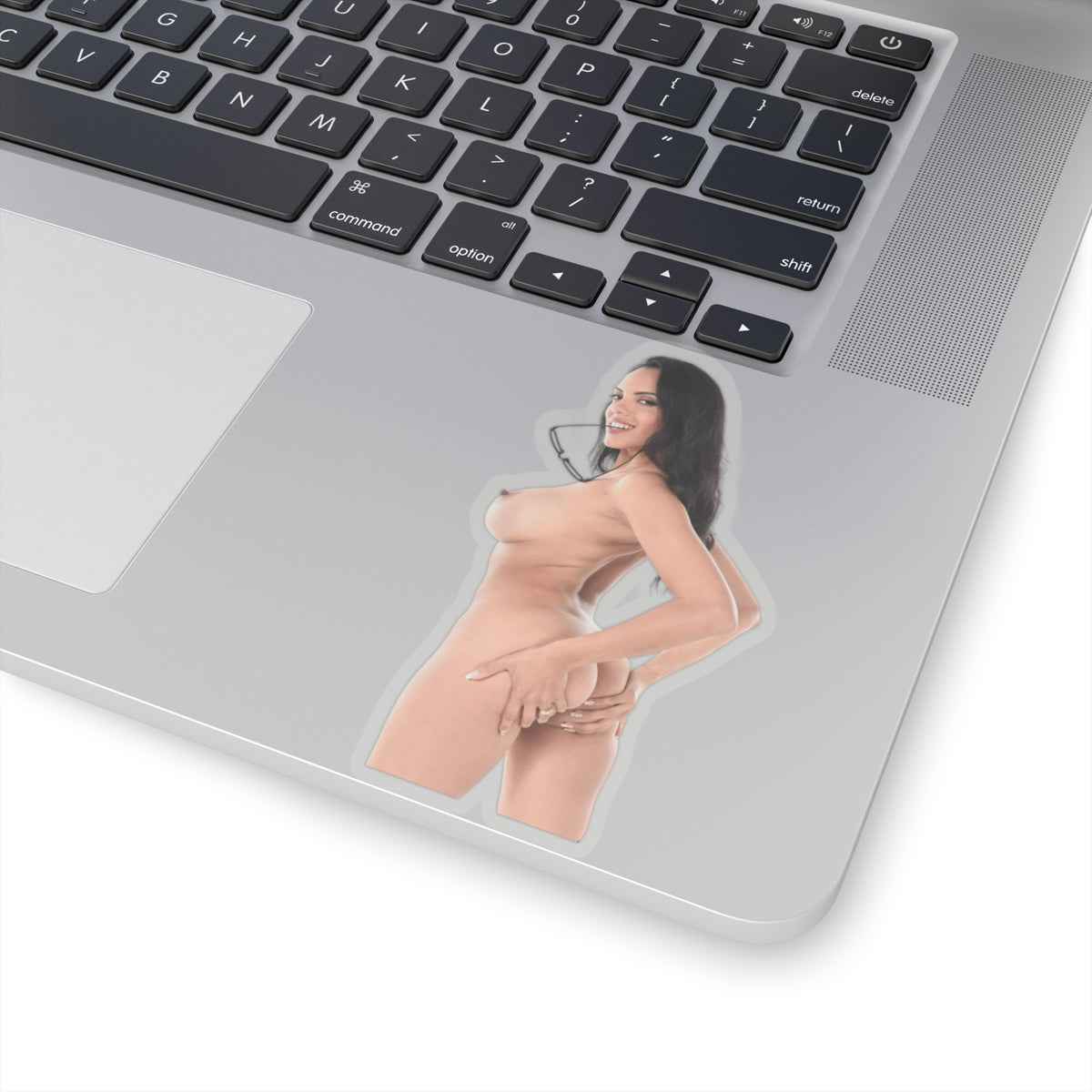 Sexy Nude Pinup Girl Sticker – Vintage Model Decal, Adult Collectible, Gift for Him, Waterproof Vinyl