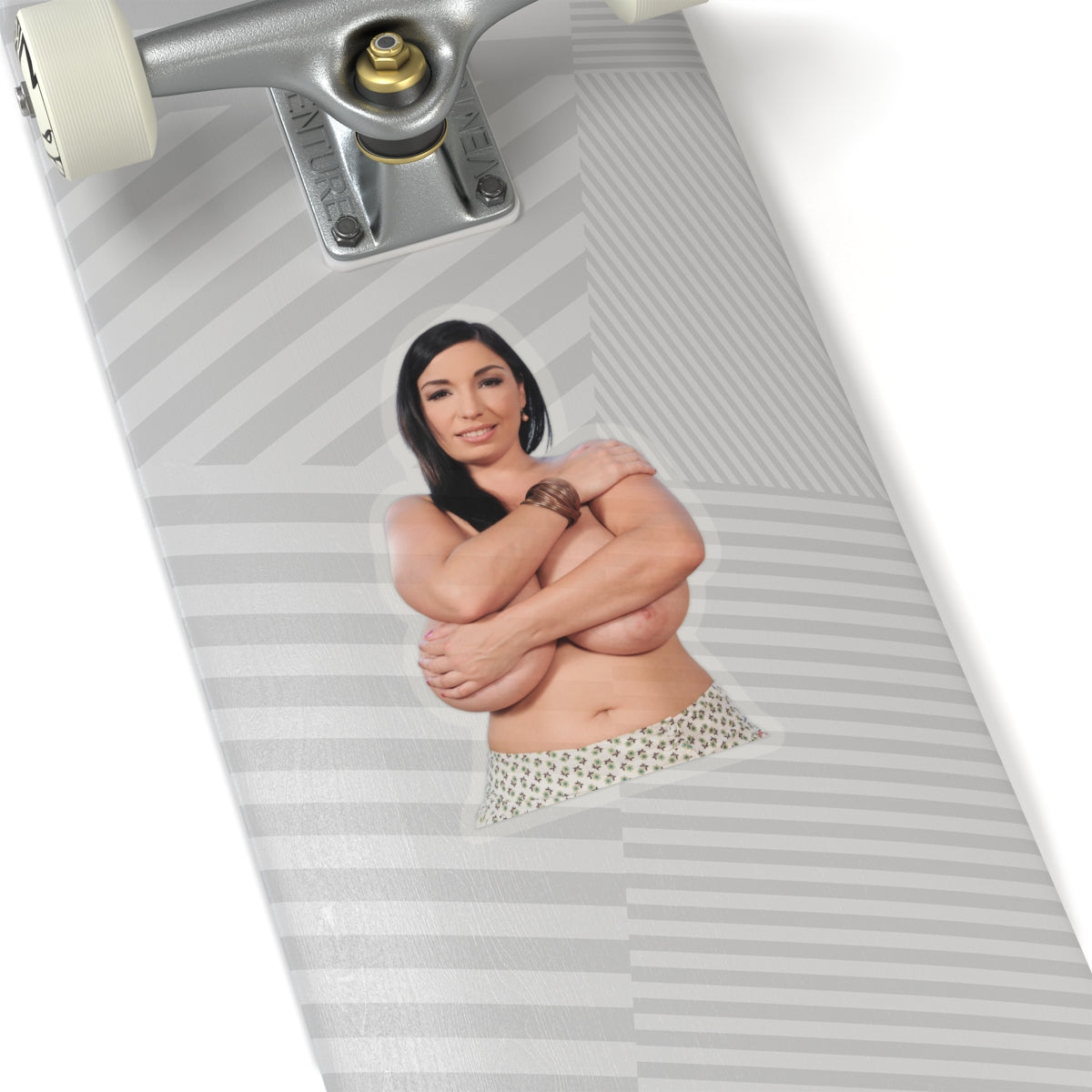Busty Girl Vinyl Sticker Pinup Model Adult Decal Glamour Artwork