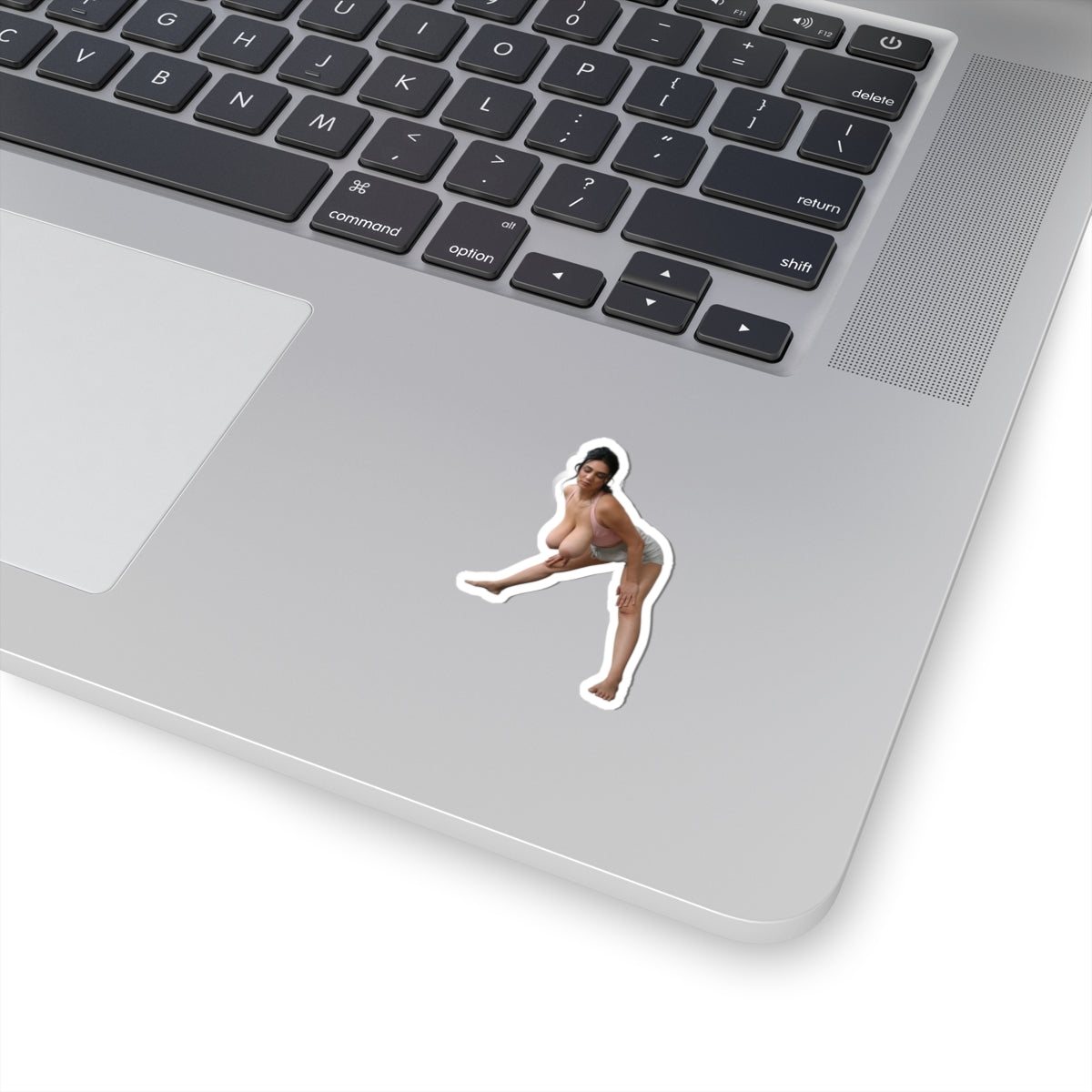 curvy gym woman stickers
