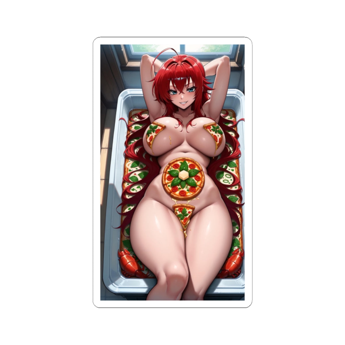 Anime Food Sticker Sexy Girl Lewd Stickers
