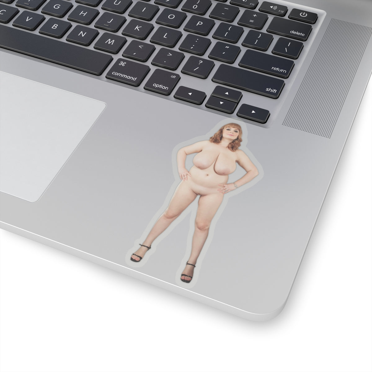 Big Boobs Thicc Curvy Naked Girl Sticker