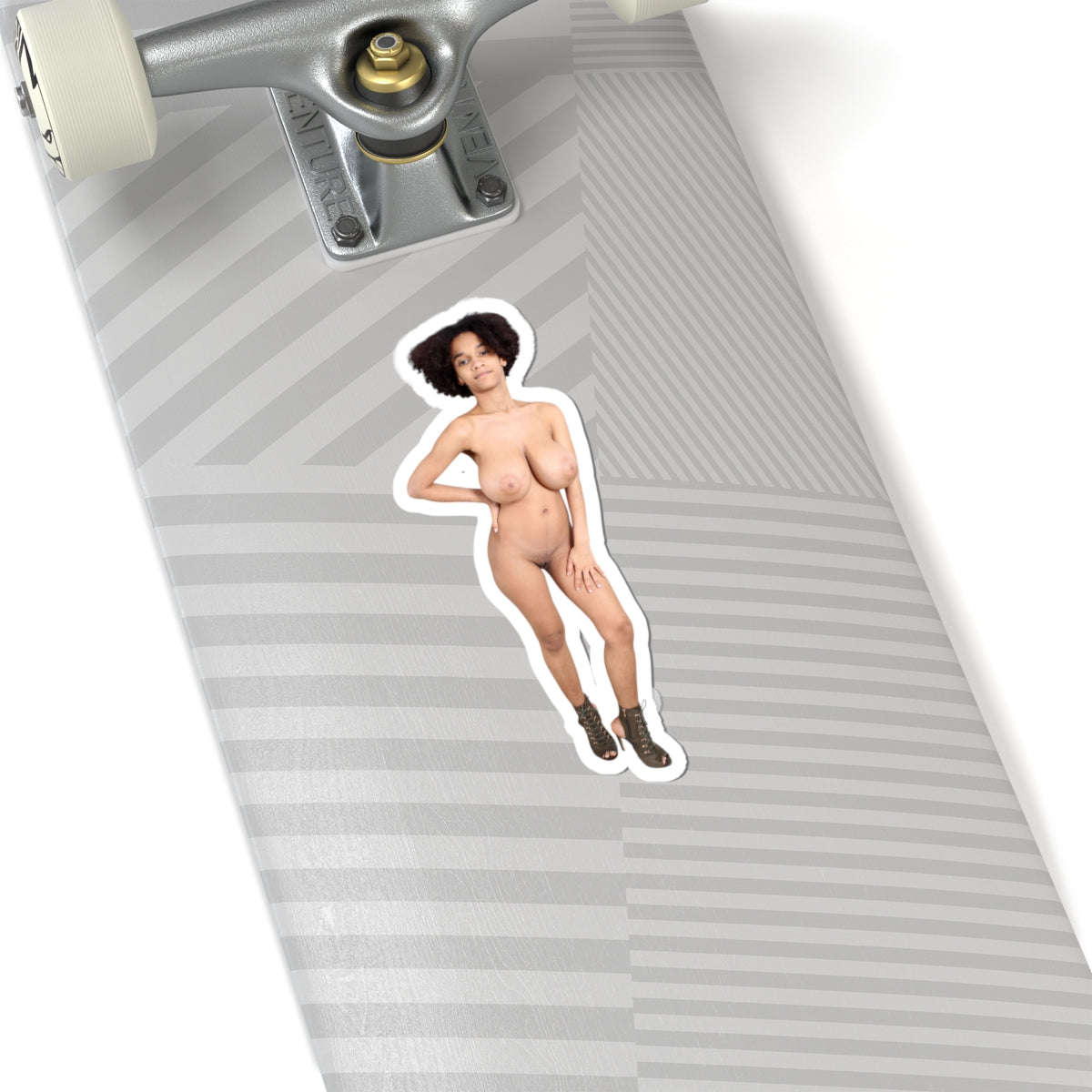 Beautiful Big Boobs Girl Sticker