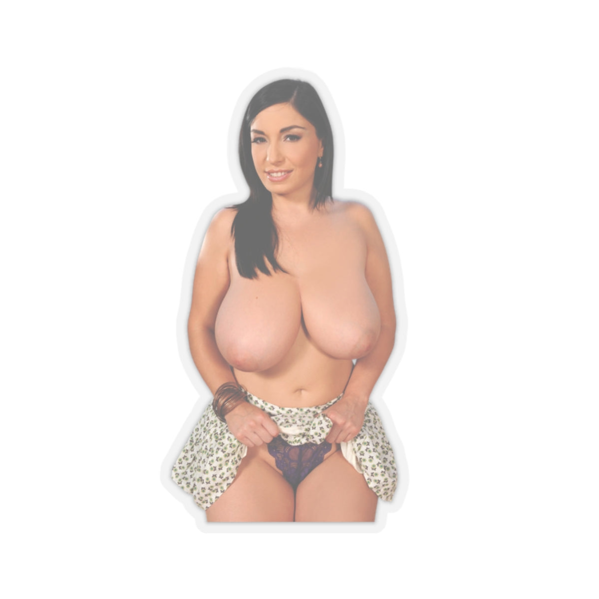 Sexy Pinup Model Vinyl Sticker Woman Decal Adult Art Design