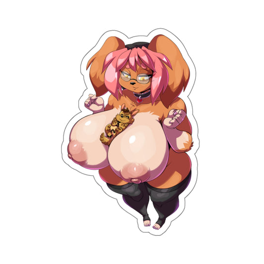 Furry Girl Sticker,anime stickers,anime,uncensored,furry stickers uncensored,hentai uncensored,dog furry,lewd sticker,E543
