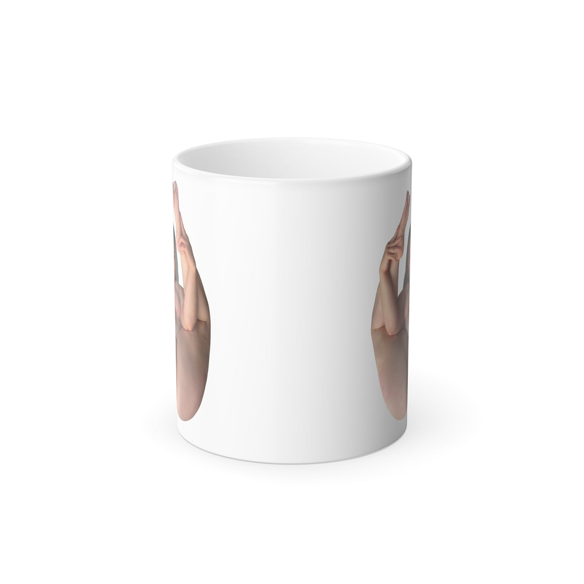 Sexy Nude Girls Coffee Mug Color Morphing 11oz Cup Adult Art Design