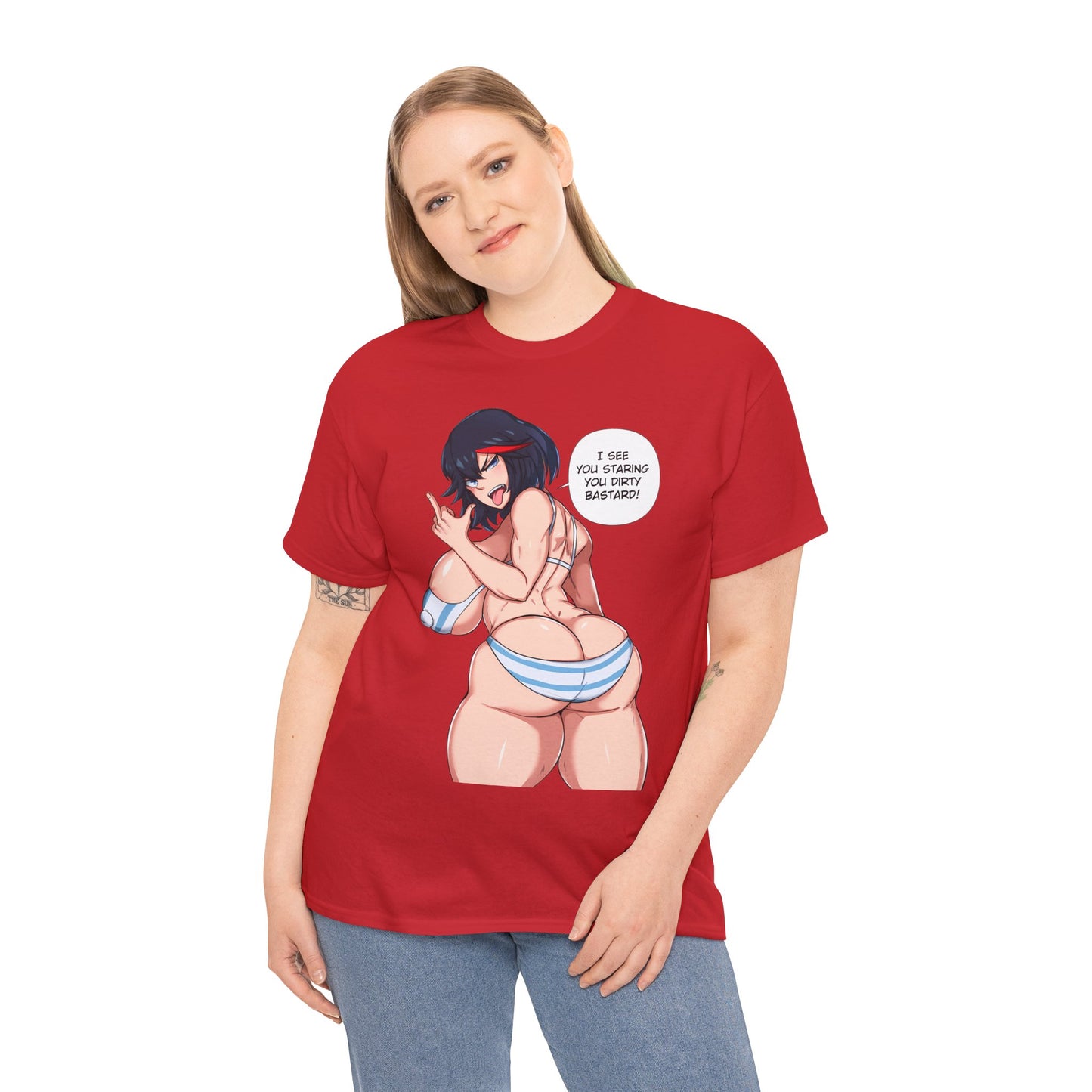 Sexy Anime Girl t-shirt Anime t-shirts Manga t-shirts Meme Tshirt Ass T-shirts Cartoon Shirt Lewd Anime T-shirts Black Tshirt Sizes From M to 5XL