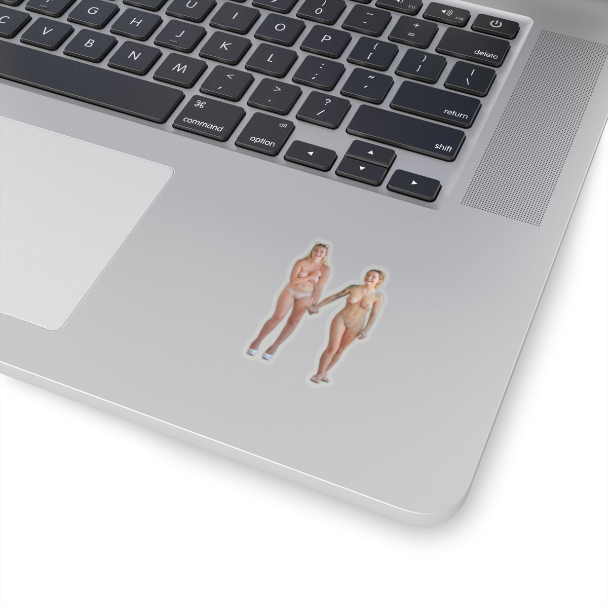 Two Naked Sexy Girls Sticker