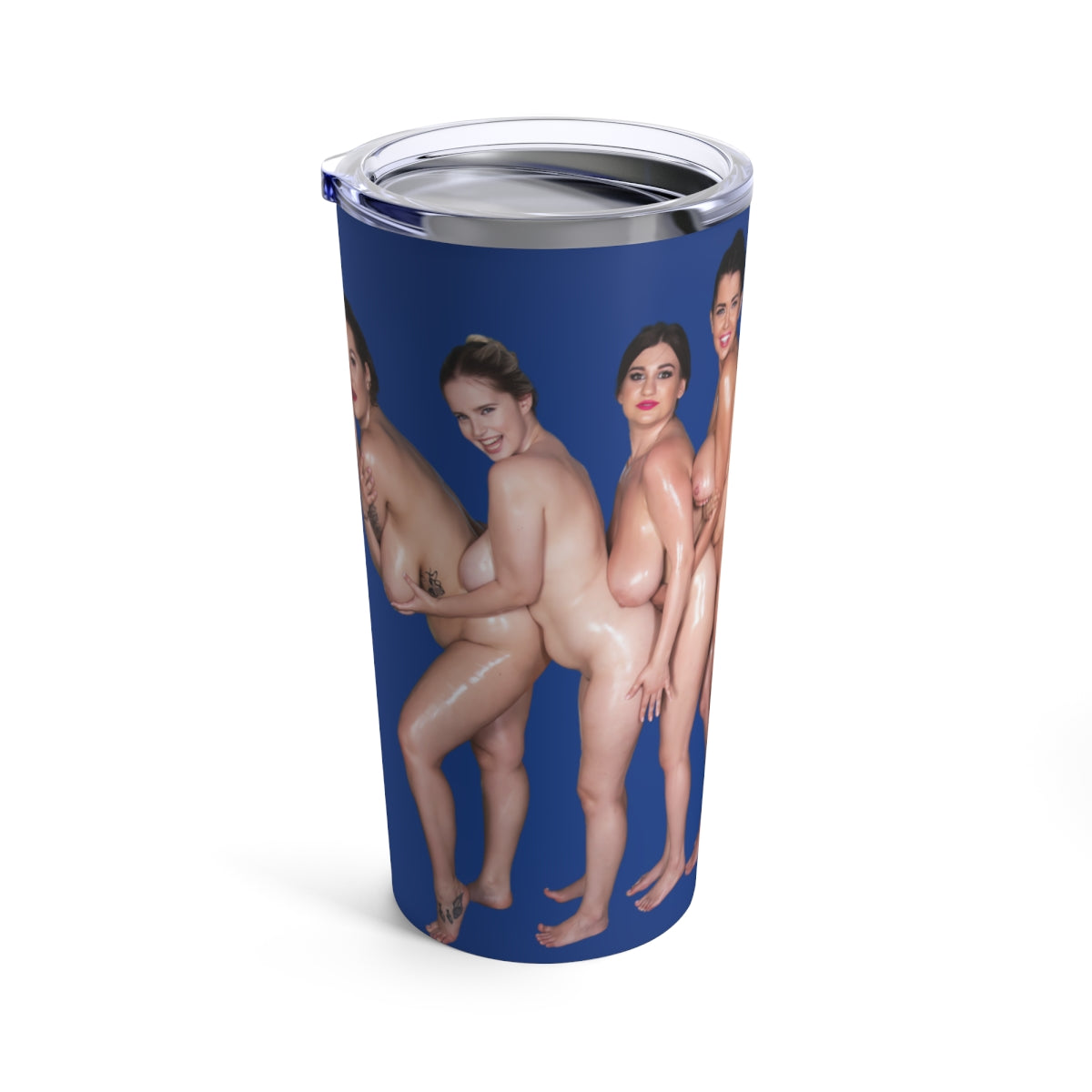 AANaked Girls Tumbler Nude Women Coffee Cup Uncensored Pinup Tumbler for Cold Hot Drinks 20oz Travel Mug Stainless Steel T2 (20oz, blue)