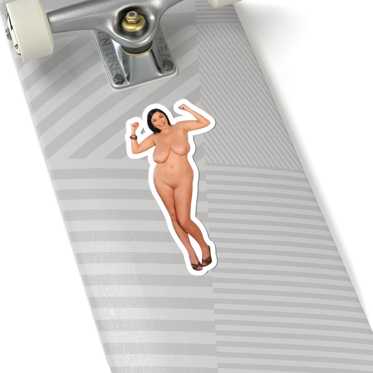 Busty Model Vinyl Decal Sexy Pinup Girl Adult Sticker