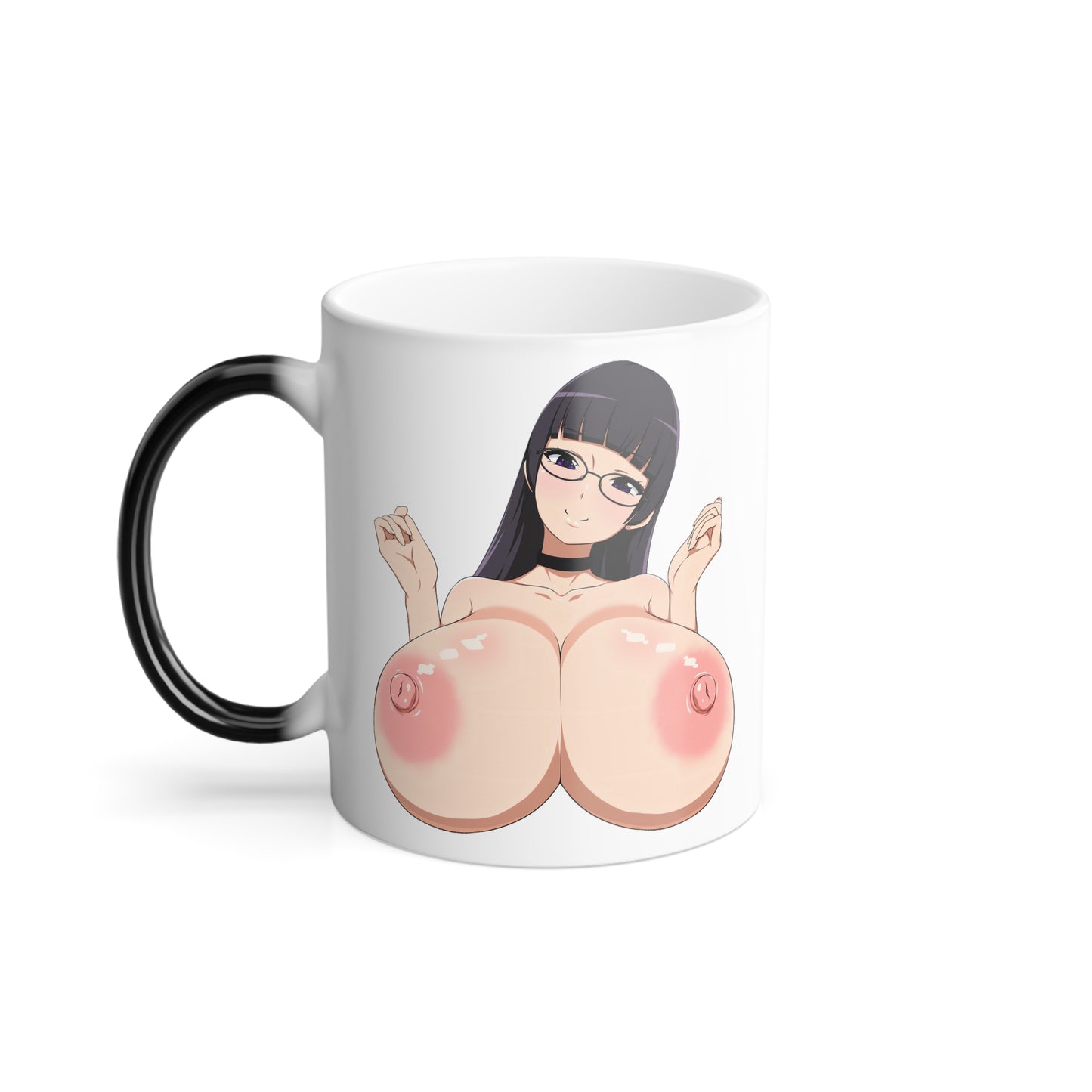 Anime Girl Color Morphing Mug 11oz Hentai Uncensored Mugs Big Boobs Women