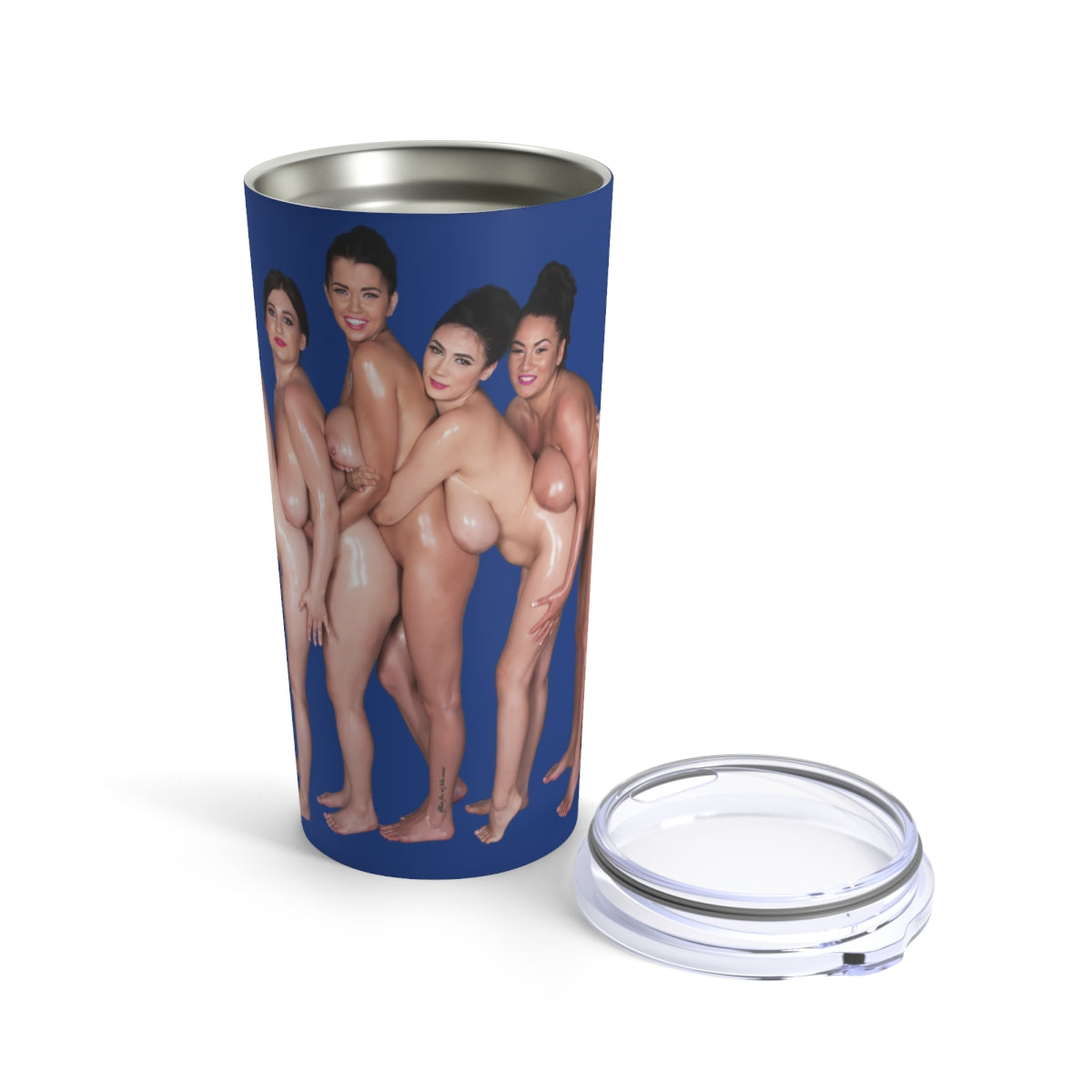 AANaked Girls Tumbler Nude Women Coffee Cup Uncensored Pinup Tumbler for Cold Hot Drinks 20oz Travel Mug Stainless Steel T2 (20oz, blue)