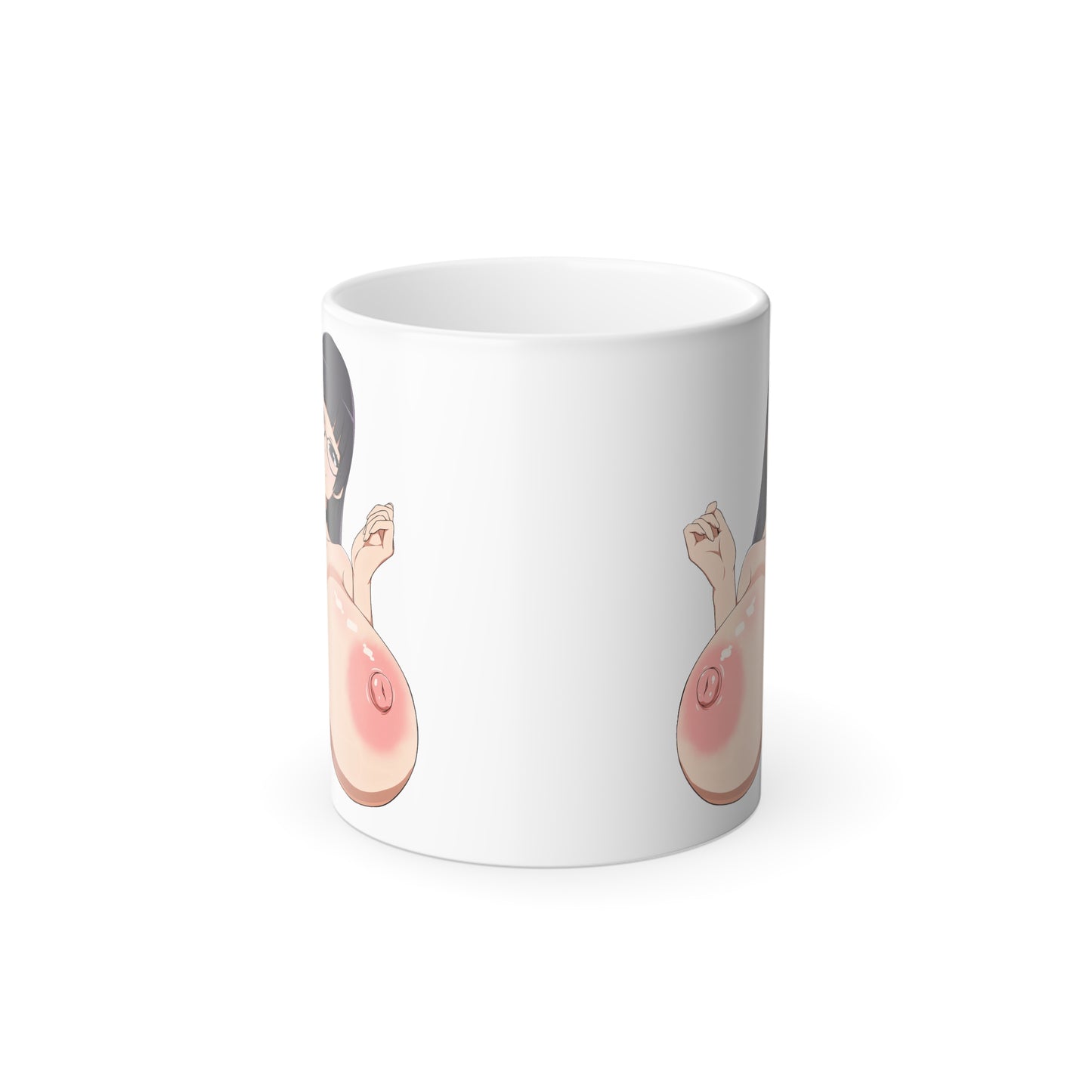 Anime Girl Color Morphing Mug 11oz Hentai Uncensored Mugs Big Boobs Women