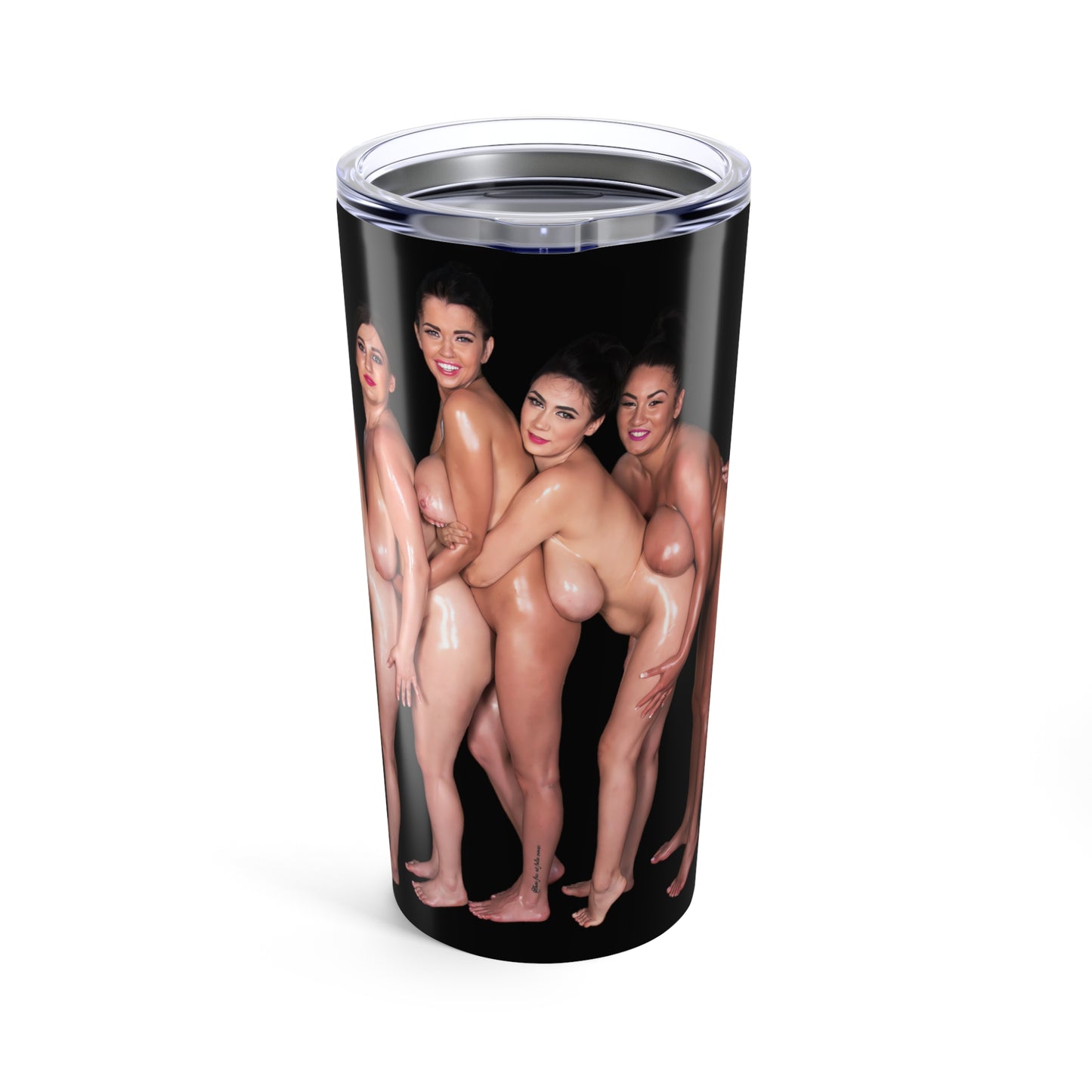 Adult Naked Girls Tumbler Nude Women Coffee Cup Uncensored Pinup Tumbler for Cold Hot Drinks 20oz Travel Mug Stainless Steel T2 (20oz, black)