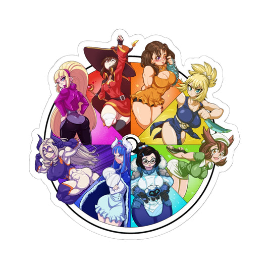 Anime Girls Anime waifus Manga girls Kawaii girls Anime characters Popular anime girl Anime Stickers Anime decals Manga stickers Kawaii stickers E1164