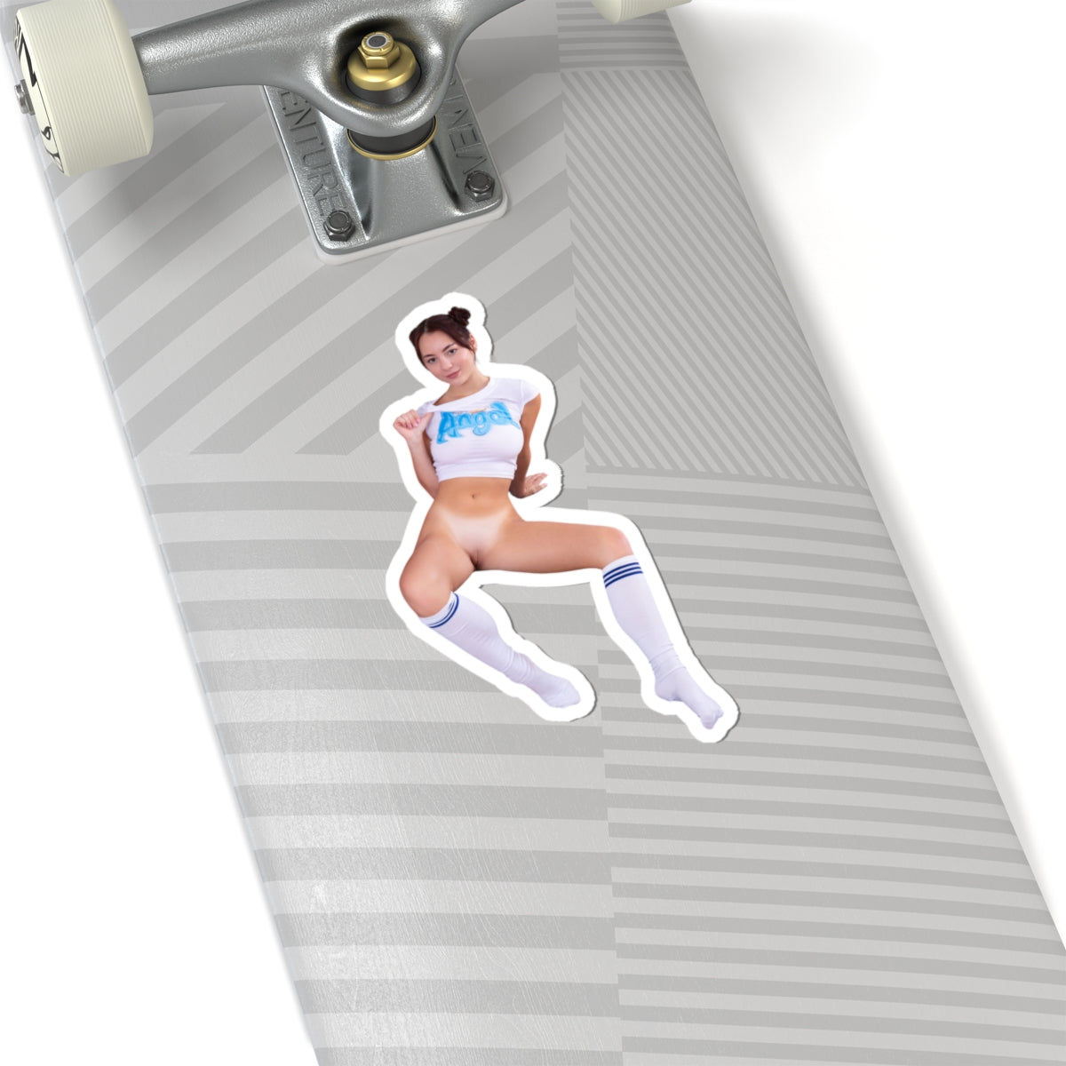 Pretty Sexy Girl Sticker Pinup Model