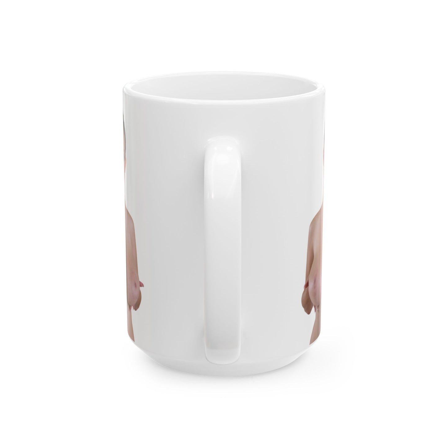 Big Boobs Girl Mugs Sexy Huge Tits Women Uncensored Adult Ceramic Mug, (11oz, 15oz)