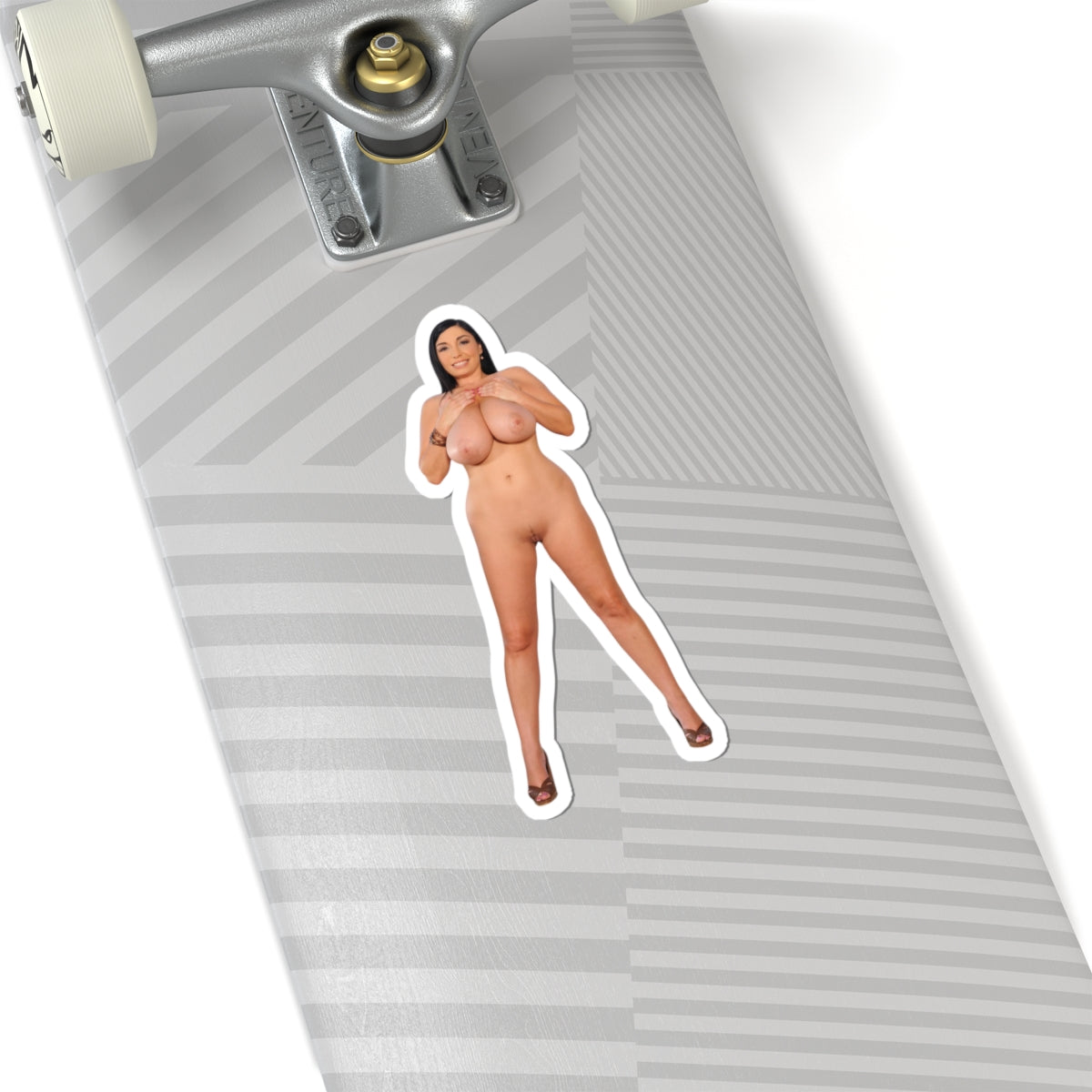 Curvy Pinup Girl Vinyl Sticker Adult Decal Glamour Model Artwork