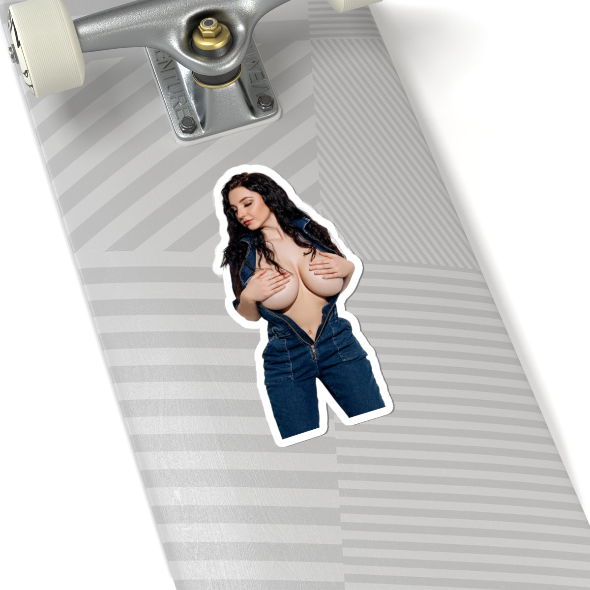 Big Tits Laurine Model Stickers Sexy Girl