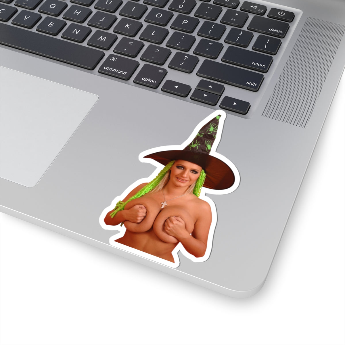 Big Boobs Witch Sticker