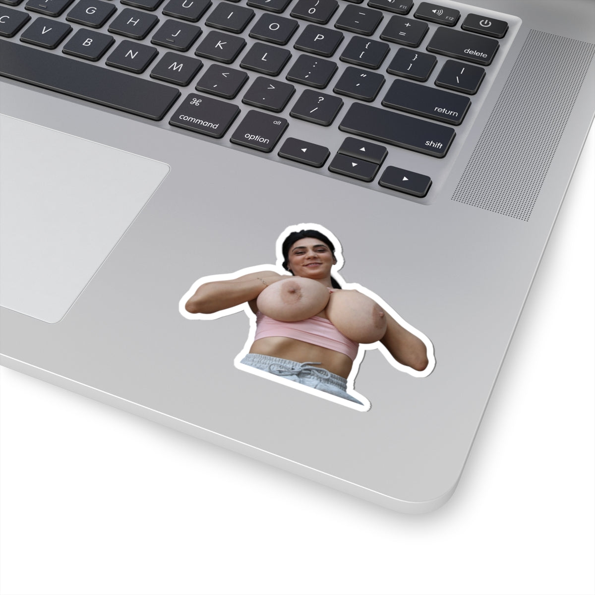 curvy workout girl stickers big boobs sticker