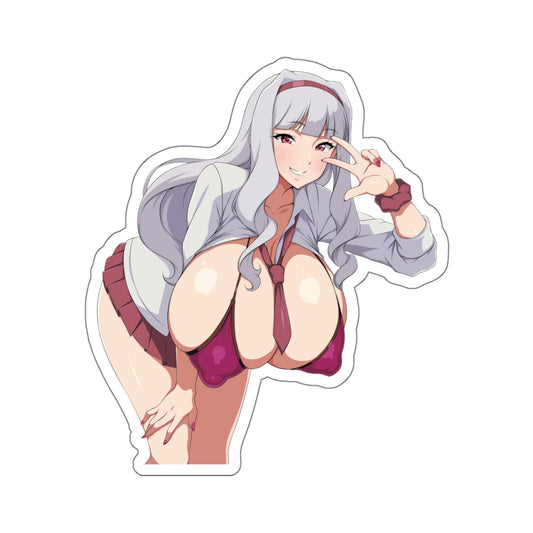 thick anime girl,thicc women,curvy girl,sexy anime girl,sexy girl,anime laptop sticker,anime water bottle sticker,cute anime girl,kawaii anime girl,E899